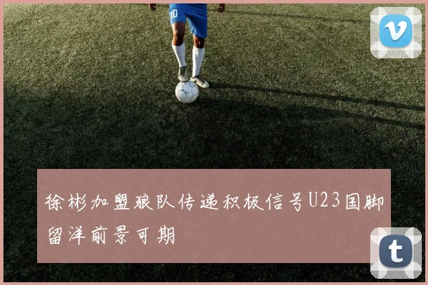 徐彬加盟狼队传递积极信号U23国脚留洋前景可期