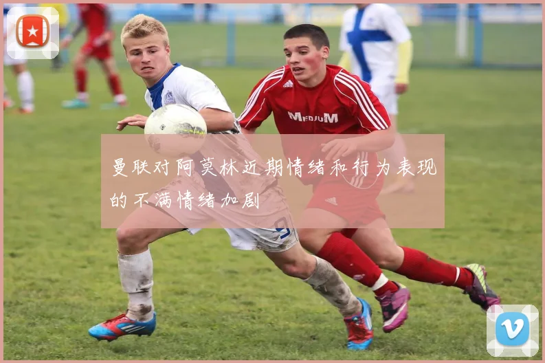 曼联对阿莫林近期情绪和行为表现的不满情绪加剧
